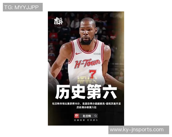 杜兰特金鸡独立后仰得分追平诺维茨基并列NBA历史第六位